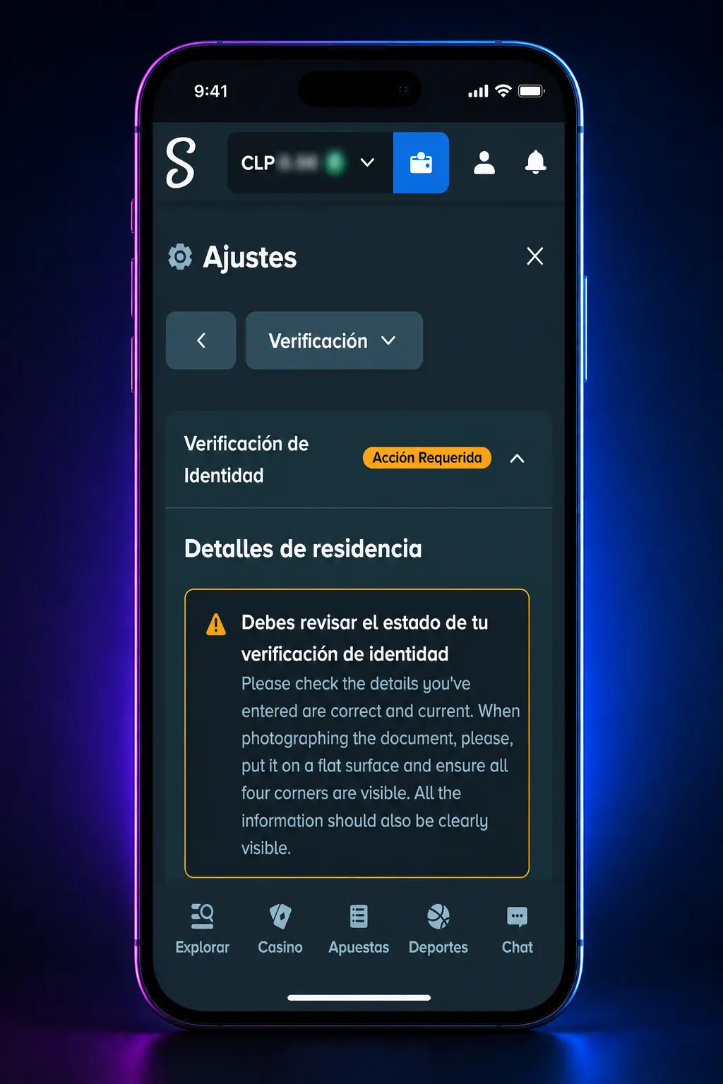 Guía en 5 pasos para apostar en fútbol en Stake: registro, verificación, depósito, selección de mercado y confirmación de apuesta.