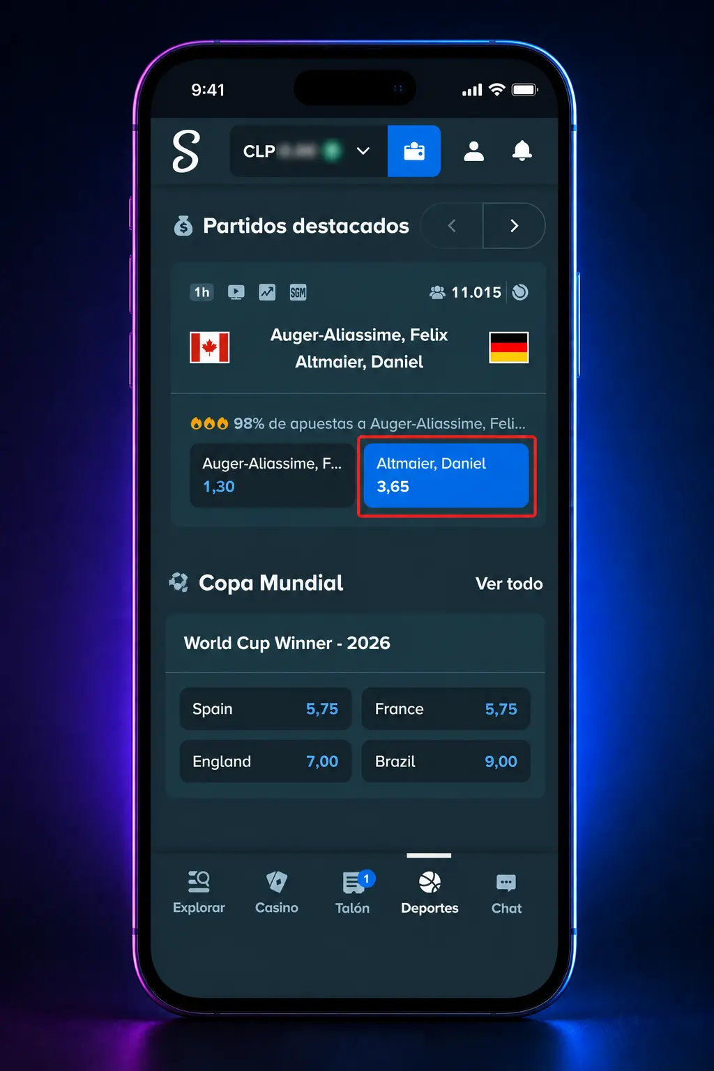Guía en 5 pasos para apostar en fútbol en Stake: registro, verificación, depósito, selección y confirmación de apuesta.