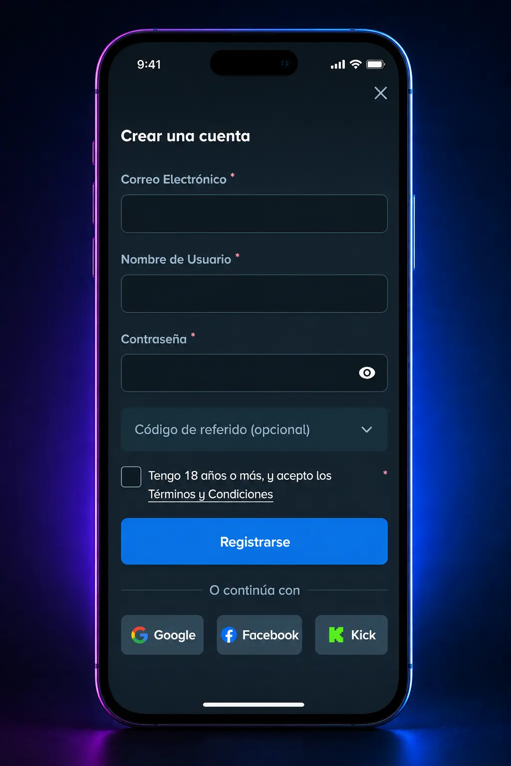 Guía paso a paso para registrarte y apostar en fútbol en Stake desde Chile.