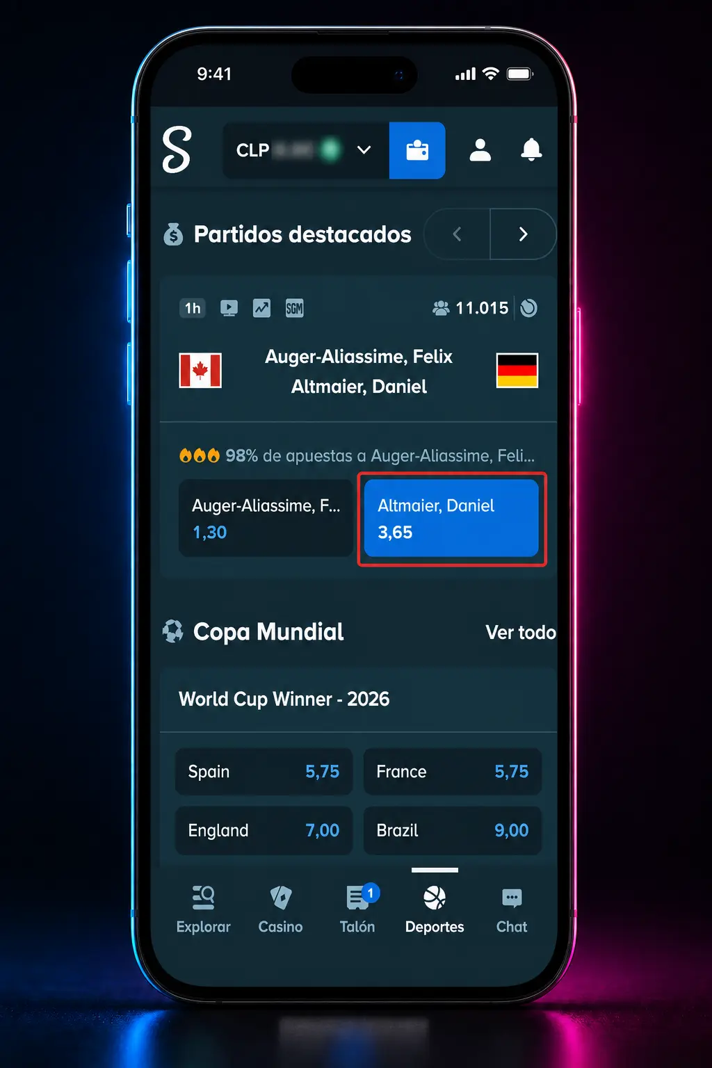 Guía en 4 pasos para registrarte, depositar y apostar en Fórmula 1 dentro de la plataforma Stake