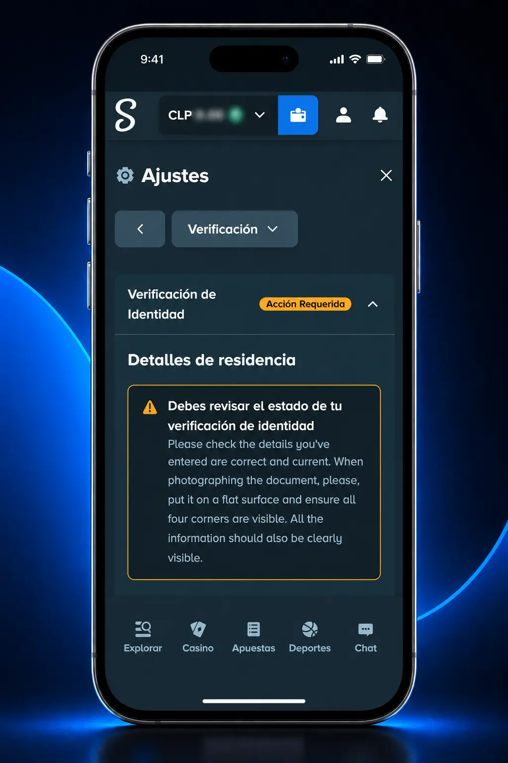 Guía en 4 pasos para registrarte y apostar en tenis en Stake: cuenta, depósito, selección de partido y confirmación de apuesta.