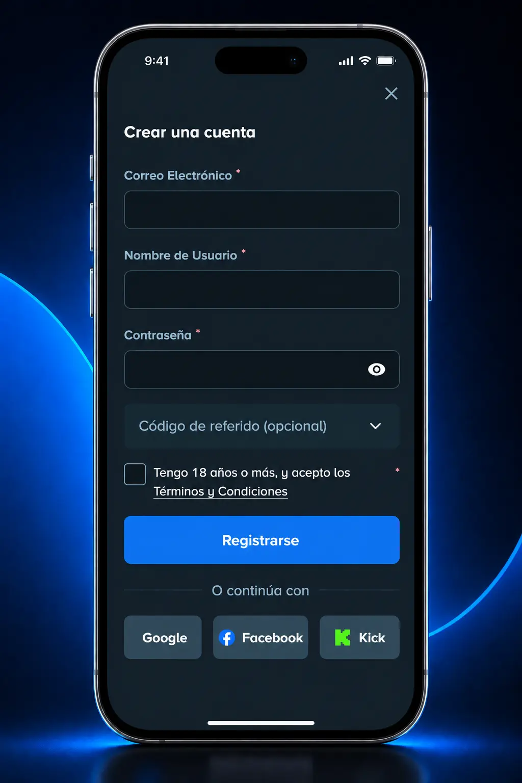 Guía en 4 pasos para registrarte, depositar y apostar en tenis en Stake desde Chile.