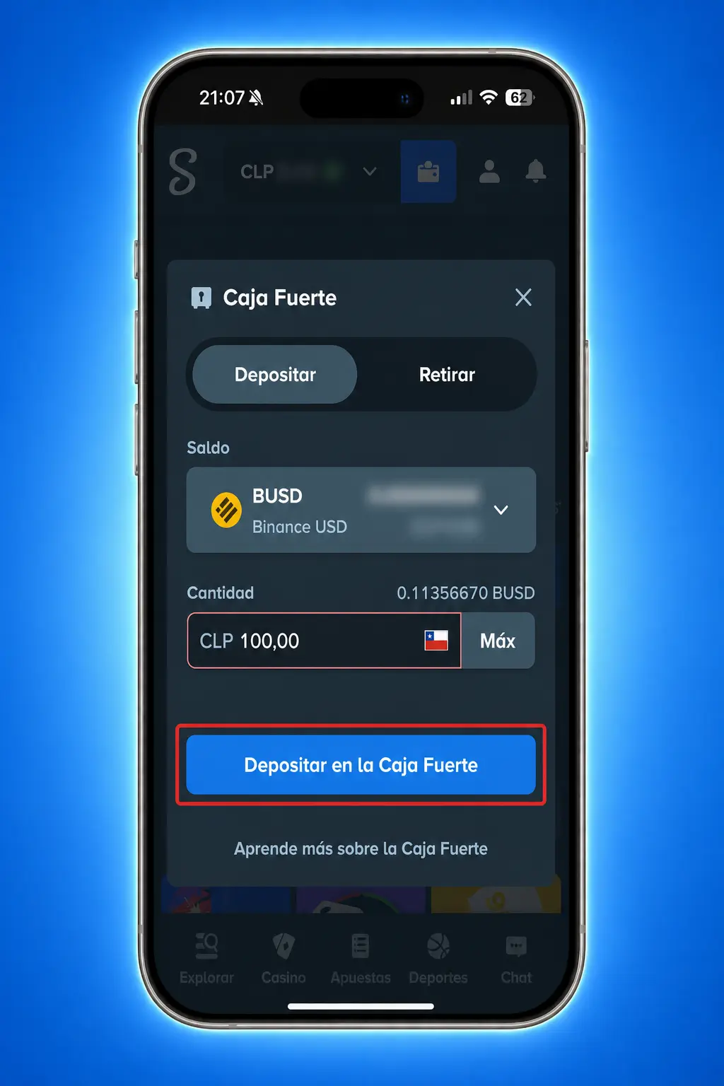 Guía paso a paso para depositar dinero en Stake usando criptomonedas o billeteras electrónicas de forma rápida y segura.