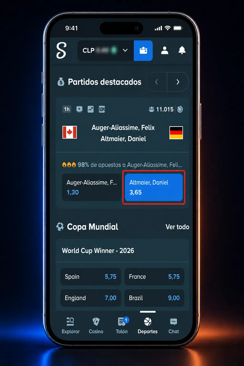 Guía paso a paso para apostar en golf en Stake: registro, depósito, selección de torneo y tipo de apuesta.