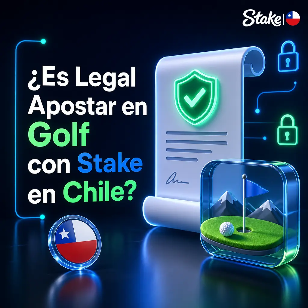 Apuestas de golf en Stake en Chile: legalidad, licencia de Curazao y seguridad con encriptación SSL y verificación KYC