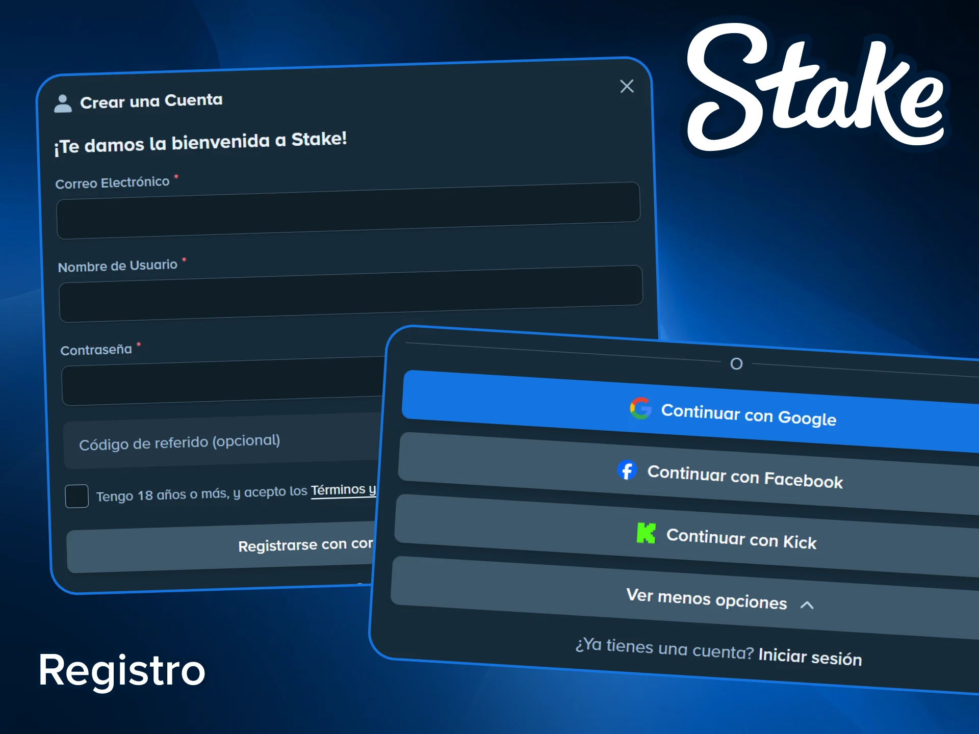 Regístrate hoy en la plataforma oficial Stake Chile para comenzar a jugar.