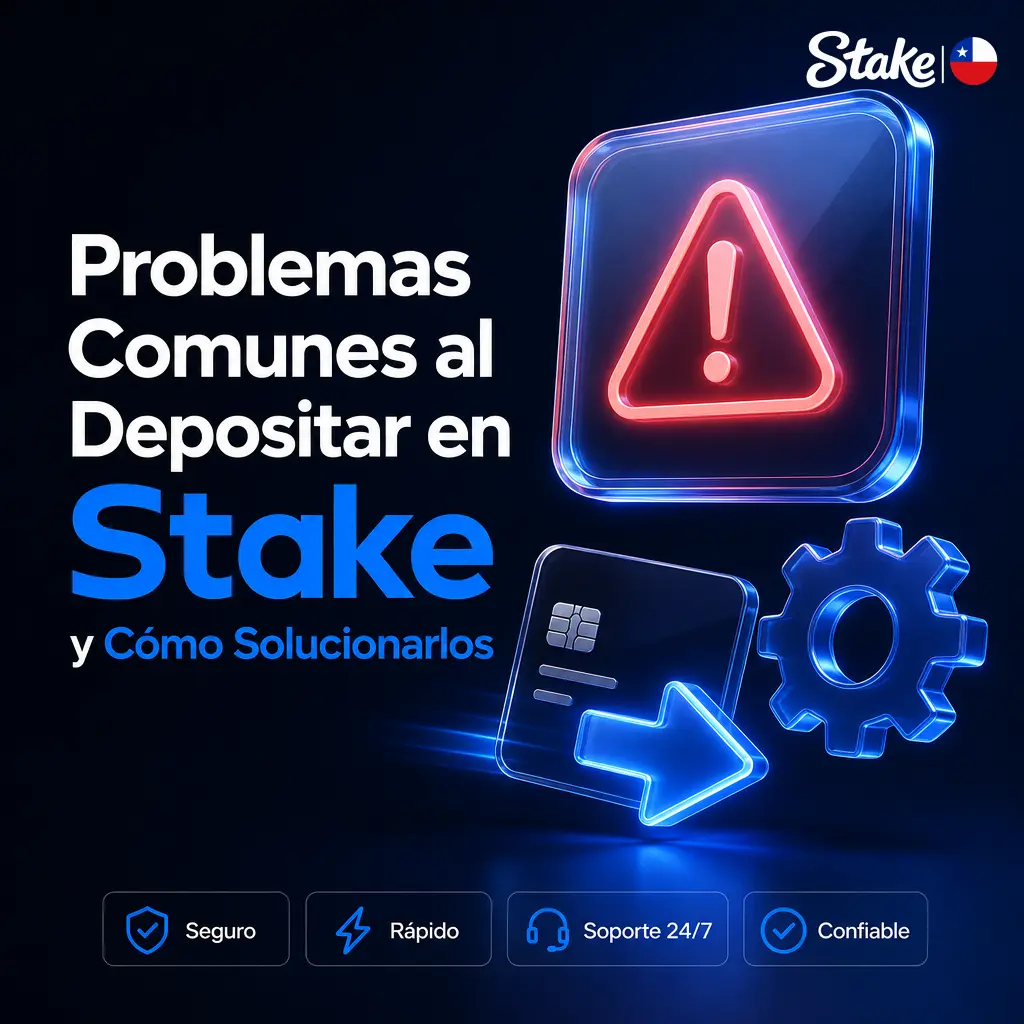 Soluciones a problemas comunes al depositar en Stake: saldo no reflejado, tarjeta rechazada, verificación KYC y más.