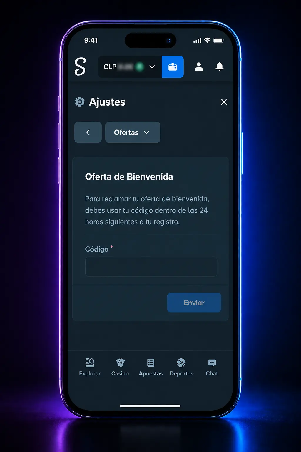 Guía paso a paso para jugar Blackjack online en Chile: registro, verificación, depósito y apuesta.