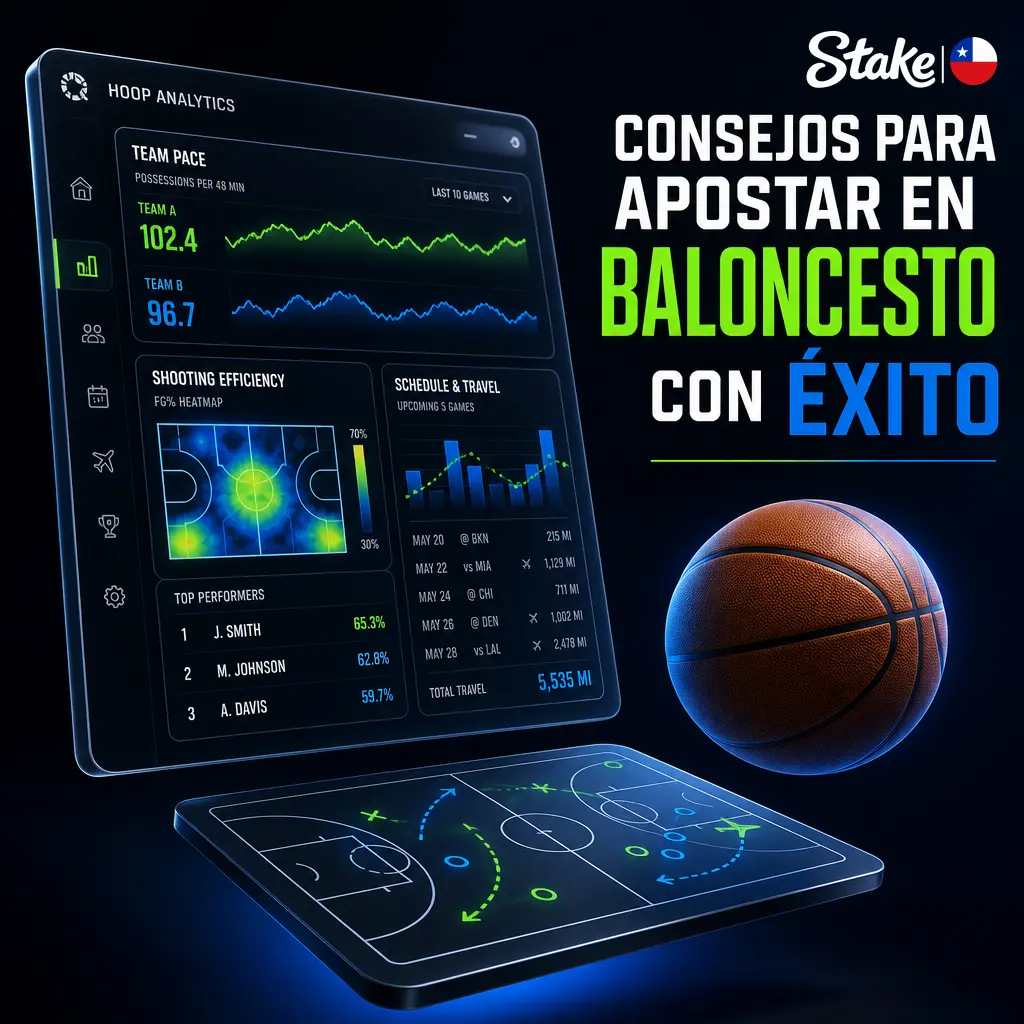 Estadísticas de ritmo de juego, lesiones y bankroll para apostar en baloncesto con éxito en NBA y EuroLeague.