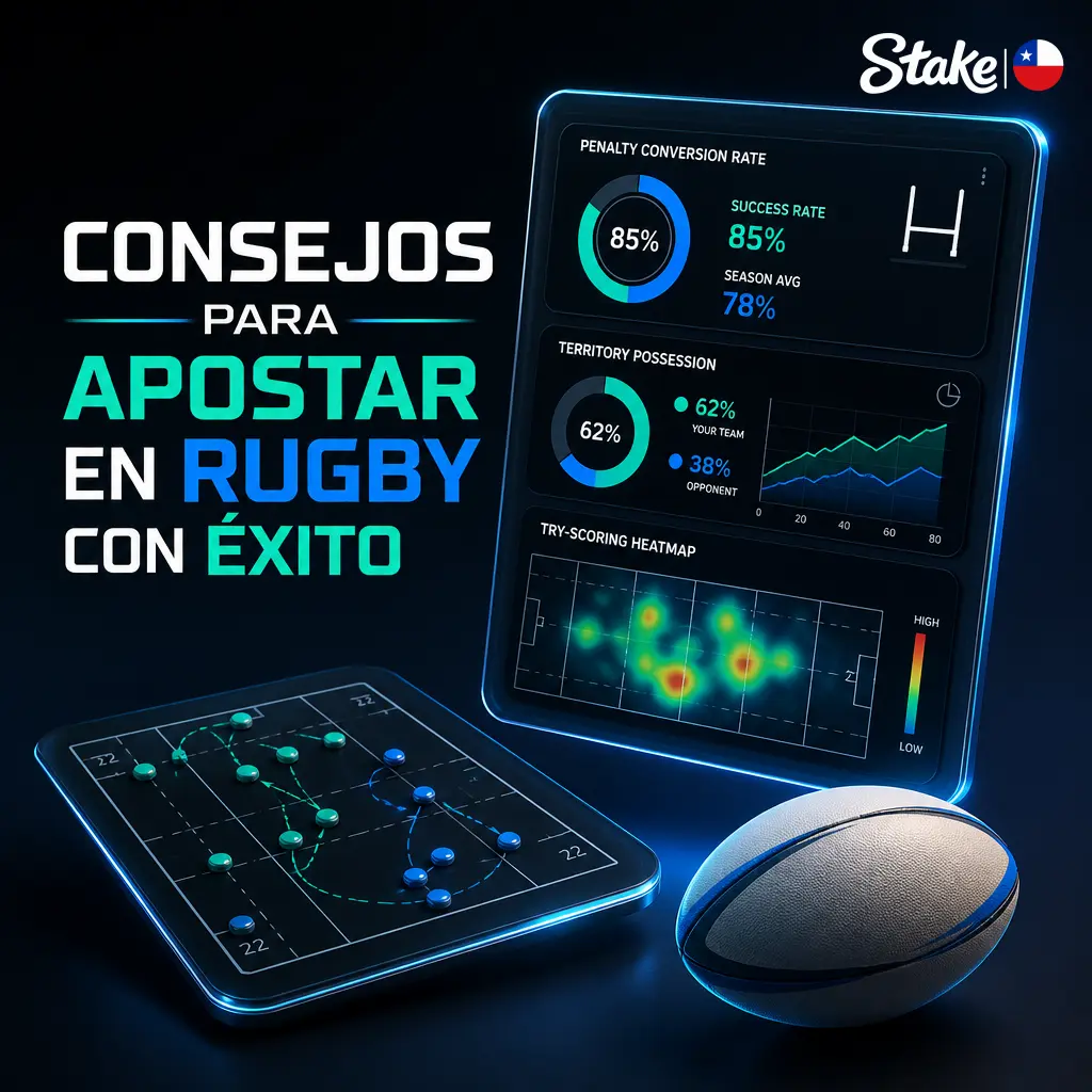 Consejos para apostar en rugby: análisis de scrum, clima, tarjetas y gestión de presupuesto en Stake.